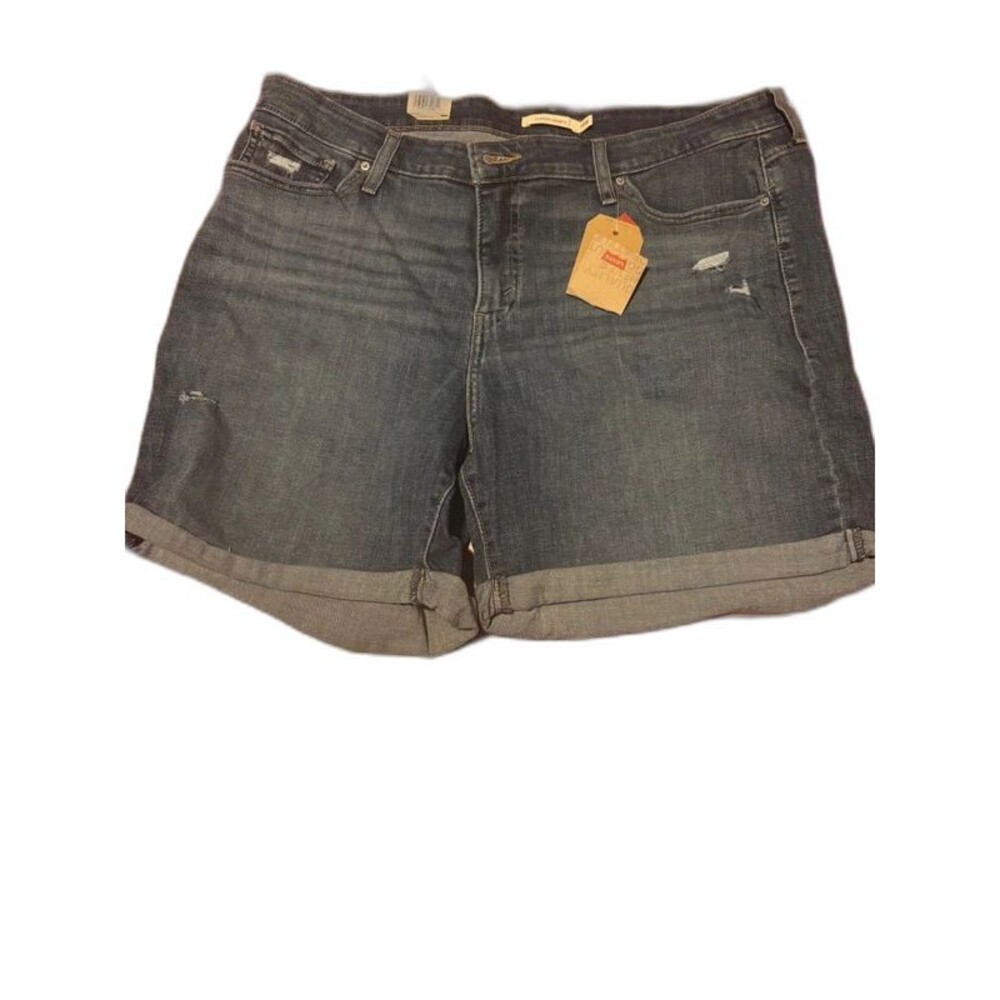 NWT Levis 18 W Womens Jean Shorts